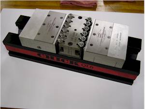 Solidmax multi-part workholding fixture in a Chick vise