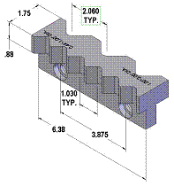 SOLIDMAX # U63-1.03-2.06 - Stationary Jaw -- Size range 0.44�-2.00� DIA.