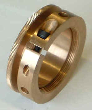 Adjustable bronze stop for burring spindle - Another fine product for Davenports available from ISMS.